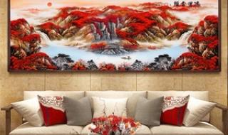 十字绣旭日东升山水画市场上卖多少钱谁知道 旭日东升十字绣价格